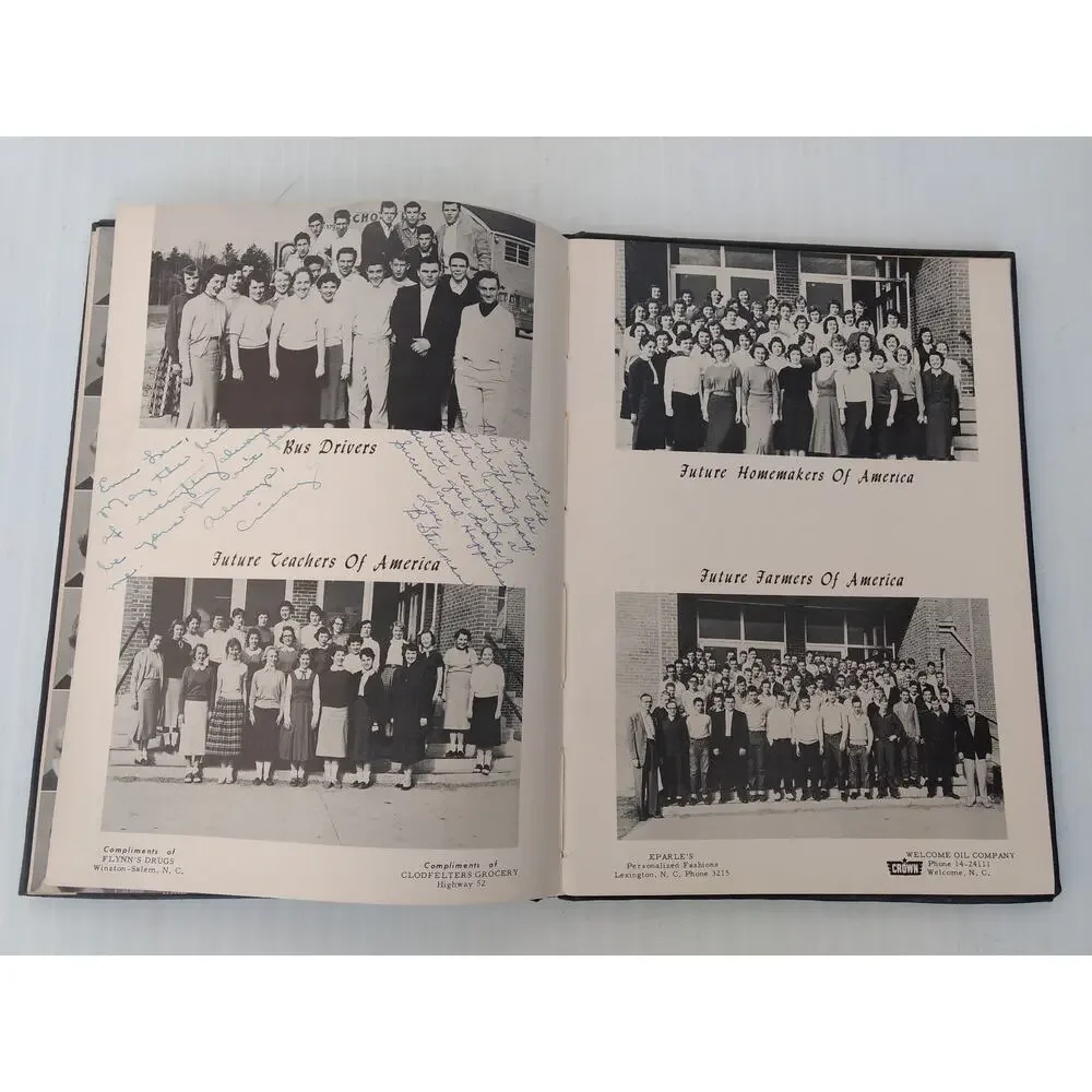 North Davidson High School Yearbook THE NORDAHI Lexington, NC 1956